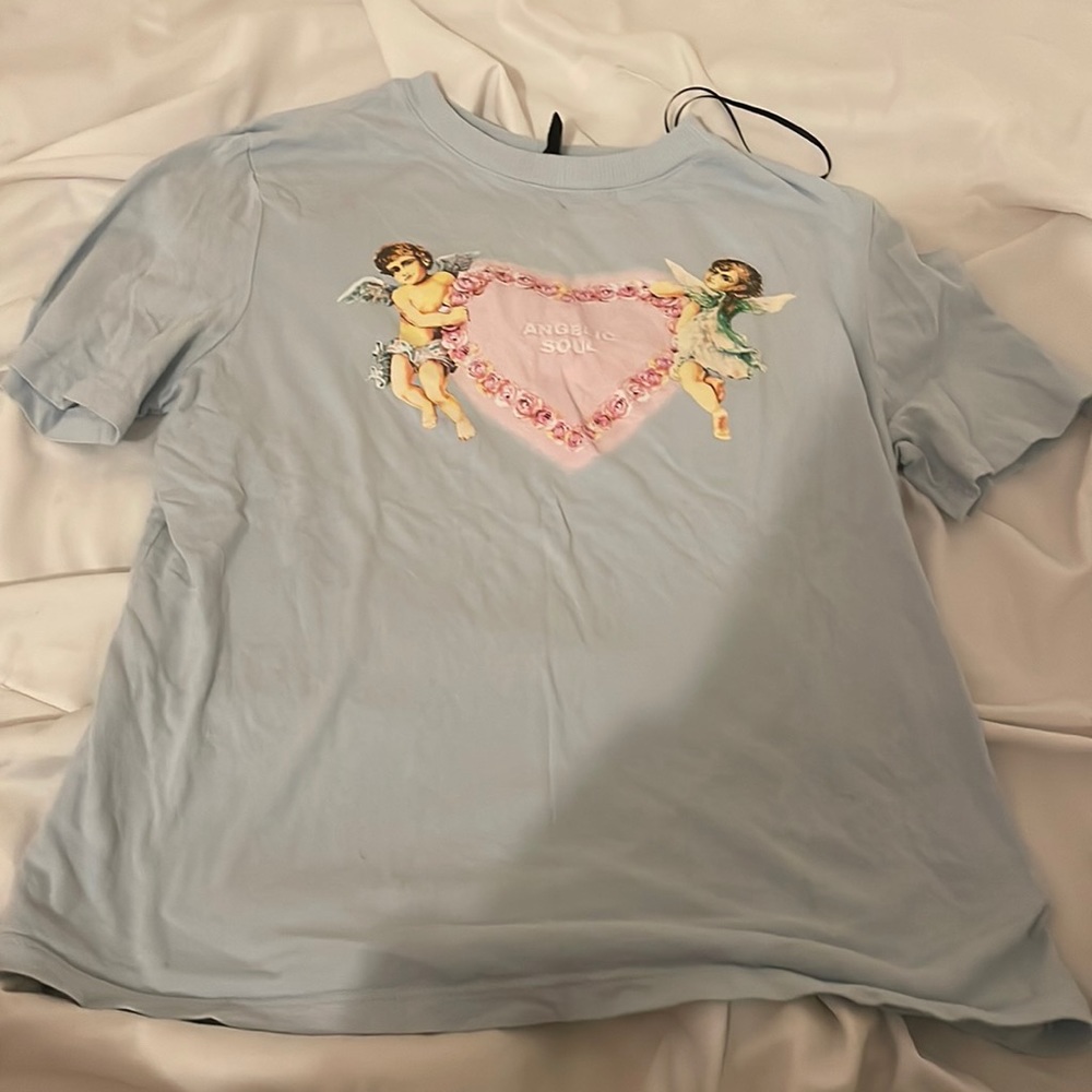 Light blue “Angelic Soul” T-Shirt
